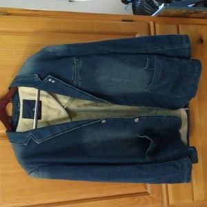 Buffalo denim sport coat mens XL